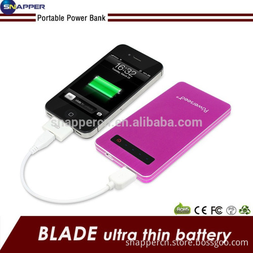 LED Touch Light universal portable power bank high capacity 4000mah mobile charger
